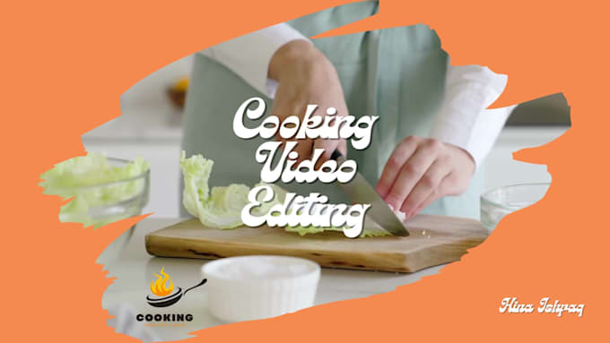 do professional cooking video editing