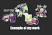 do telegram animated stickers for crypto, emoji, discord