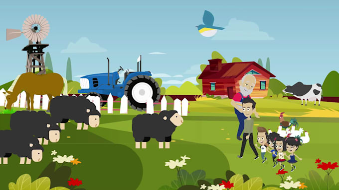 Make 2d Animation For Kids Nursery Rhymes Learing Videos And Story Telling By Ali animation 