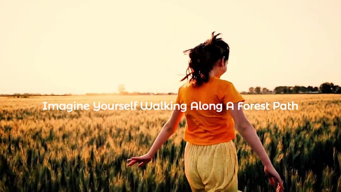 make 1 hour guided meditation and affirmation videos for youtube