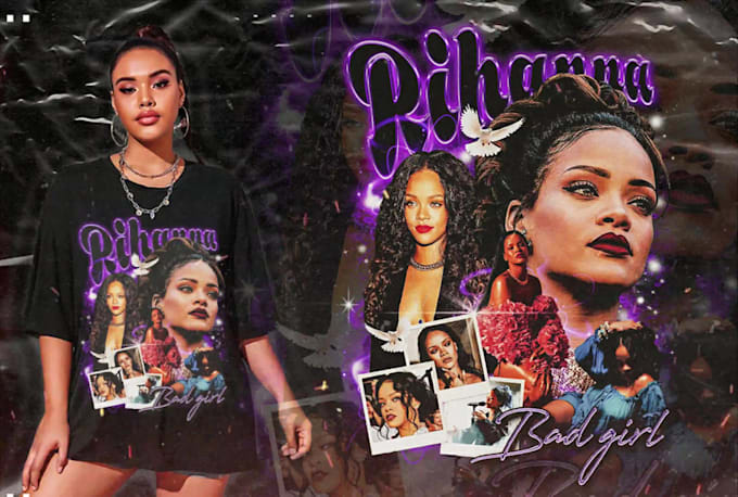 design crazy 90s vintage bootleg old school rap tee