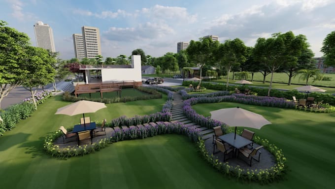 do 3d visualization and landscape design