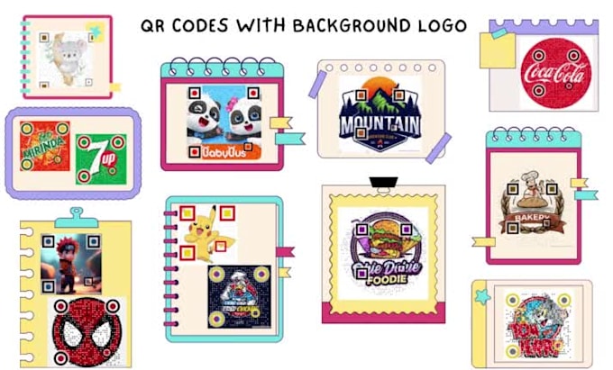 Create all type of qr code with background logo in 1 hour by Nazoordeen ...