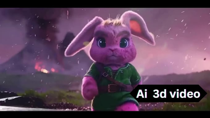 craft a stunning 4k ai movie trailer or 3d cinematic with realistic visuals