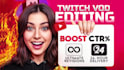 edit twitch or kick stream vod for youtube video