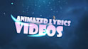 create an animated lyric video with stock footage