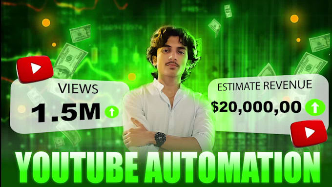 create faceless youtube automation channel for you