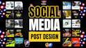 design 30 social media posts designs, facebook ads creatives instagram carousel