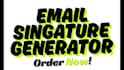 develop a custom email signature generator for your team