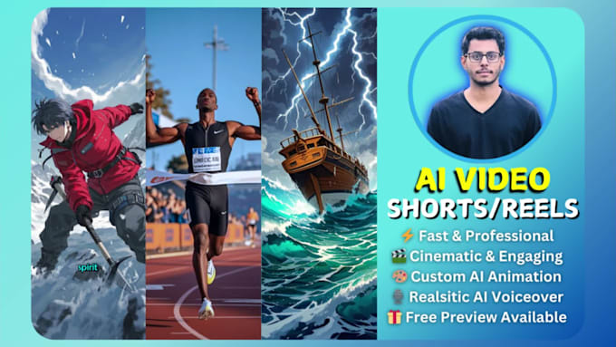 make animated ai shorts or reels or tiktoks