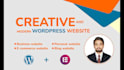 create elementor website,redesign wordpress with elementor pro or wordpress blog