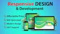 design responsive website or wordpress website design