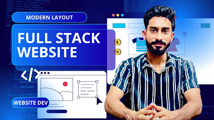 do full stack website development as full stack website developer for saas