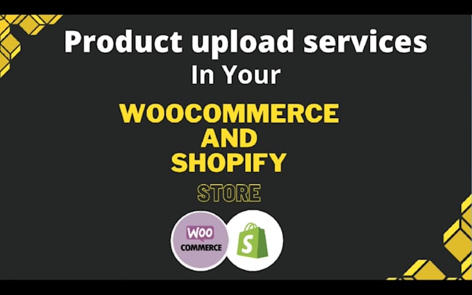 do upload product on your shopify and woo commerce store