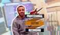 record professional electric, acoustic or bass guitar