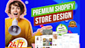 design and develop your shopify store, shopify dropshipping, shopify website