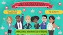 create 2d animated explainer video for marketing and sales