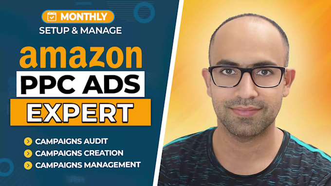 setup, manage and optimize amazon PPC campaigns, amazon ads campaign expert