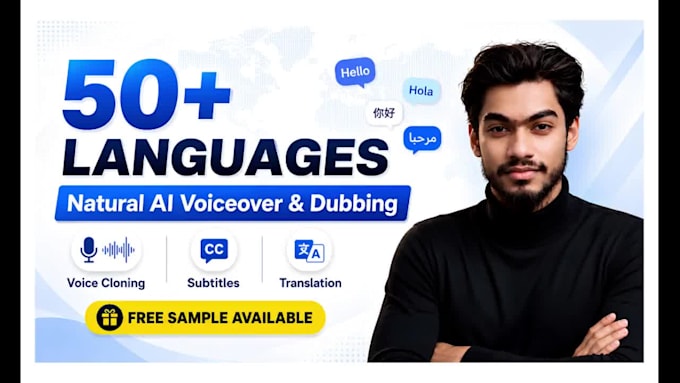 create natural ai voiceover and multilingual video dubbing