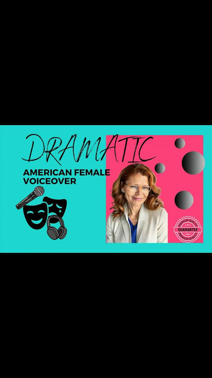 provide a dramatic emotional american  female voice over