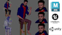 do professional 3d rigging in maya for unreal engine, unity, mocap, or animation