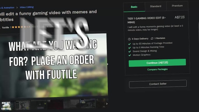 Edit a funny gaming video with memes and subtitles by Fuutile | Fiverr