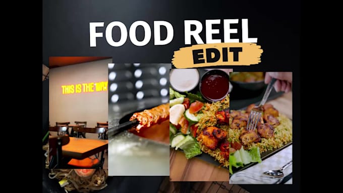 edit eye catching food and restaurant reels