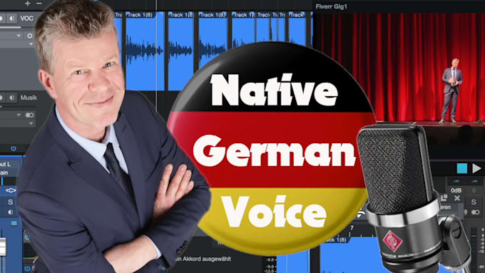 provide a professional voice over in german