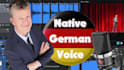 provide a professional voice over in german