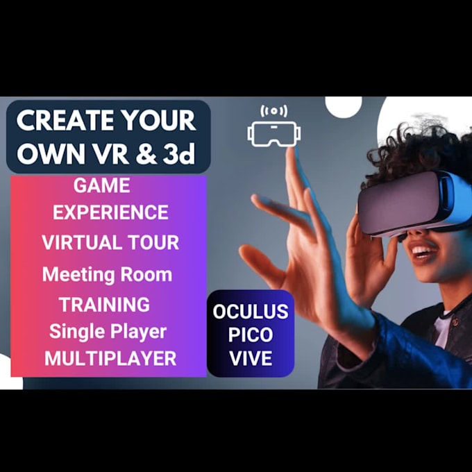 create vr or 3d game and experience on unity