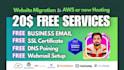 migrate wordpress or any website to AWS or new host domain transfer move backup