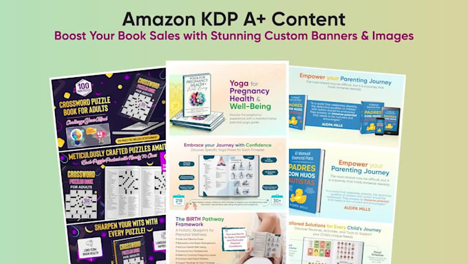 design professional amazon KDP a plus content that increases book sales