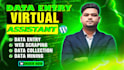 do data entry, manual lead list, data scarping, data collection