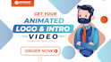 create a stunning custom logo animation for you