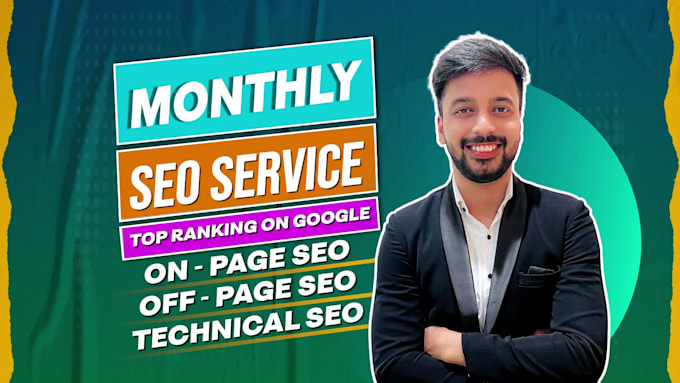 complete monthly SEO service package for google top ranking