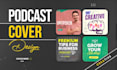 design professional podcast cover art