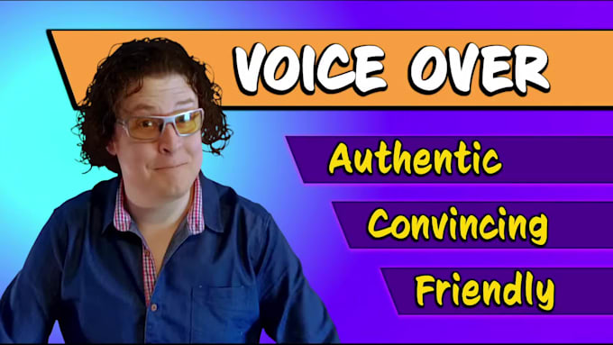 record an american male voice over