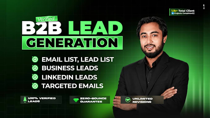 provide b2b lead generation and email list building service