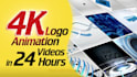 do awesome 50 logo animation intros in 4k