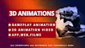 do 3d animation for games, unreal, unity, film, and video
