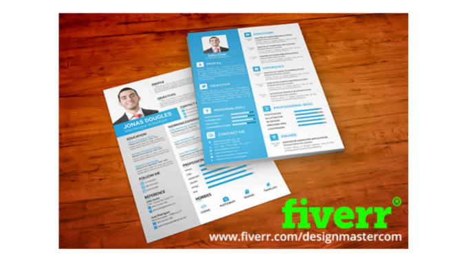 Hire a freelancer to do clean attractive resume design CV design