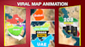 make viral map animation shorts