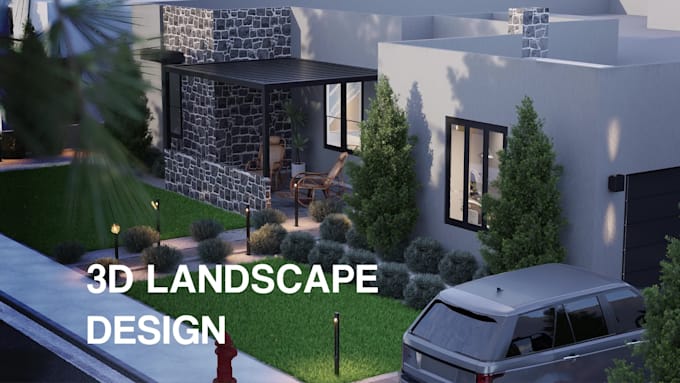 design backyard and front yard landscape