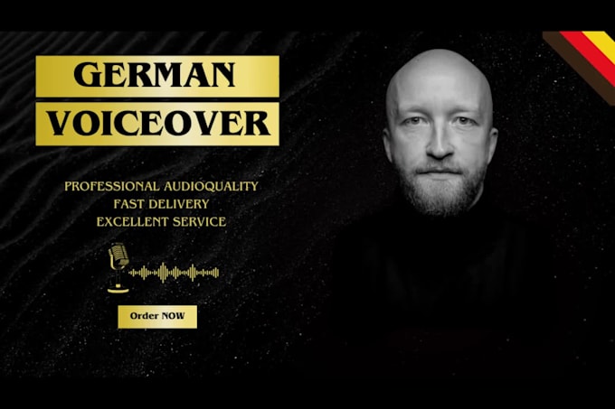 do a high quality german male voice over