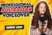 record professional australian female voiceover