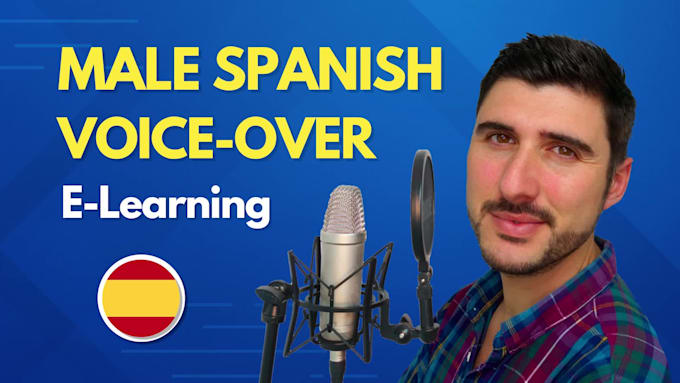 be your spanish male elearning training voice over narrator