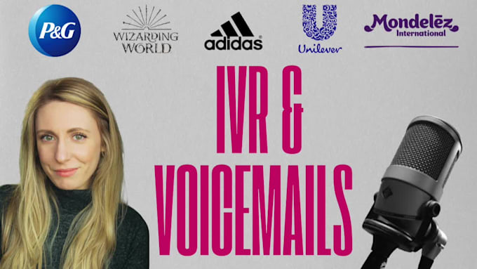 record professional voicemails, phone greetings and IVR