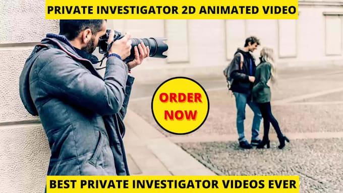 private investigator 2d animated promo video