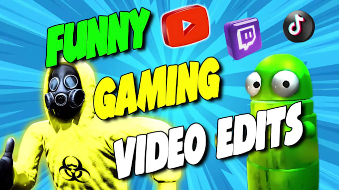 do engaging gaming video editing for youtube and twitch