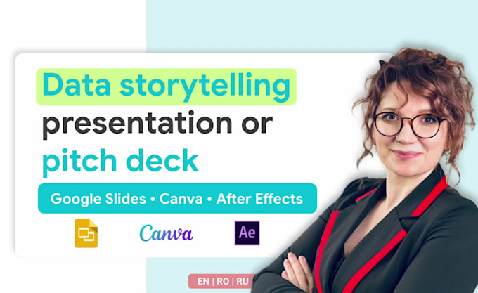 Design a creative data storytelling presentation or pitch deck by ...